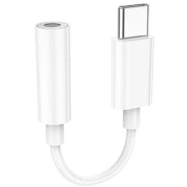 Адаптер Hoco LS35 Fresh Digital Type-C to 3.5 mm audio converter White