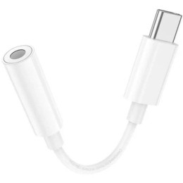 Адаптер Hoco LS35 Fresh Digital Type-C to 3.5 mm audio converter White