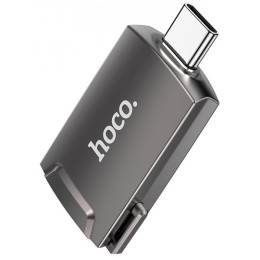 Адаптер Hoco UA19 USB-C to HDTV Metal Gray