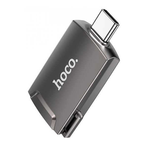 Адаптер Hoco UA19 USB-C to HDTV Metal Gray