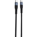 Кабель Proove Light Silicone Type-C to Type-C 60W 1m Black (CCLC60001101)