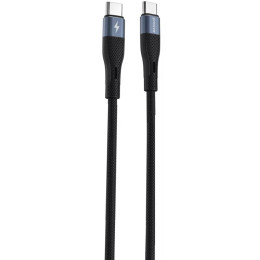 Кабель Proove Light Silicone Type-C to Type-C 60W 1m Black (CCLC60001101)