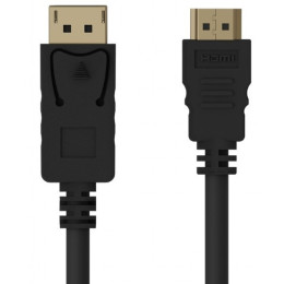 Кабель Cablexpert DisplayPort - HDMI 3м Чорний (CC-DP-HDMI-3M)