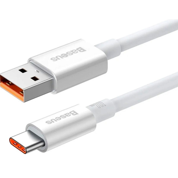 Кабель Baseus Superior Series Fast Charging Data USB to Type-C 100W 1m White (P10320102214-01)