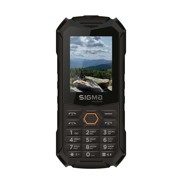 Телефон Sigma mobile X-treme PV68 Dual Sim Black/Orange