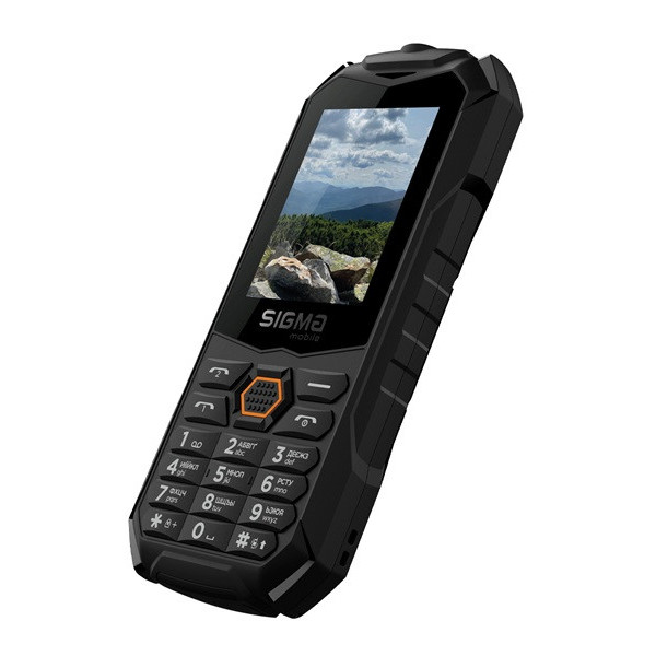 Телефон Sigma mobile X-treme PV68 Dual Sim Black/Orange