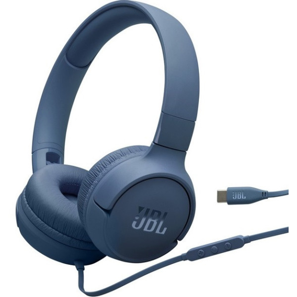 Наушники JBL Tune 520C Type-C Blue (JBLT520CBLU)