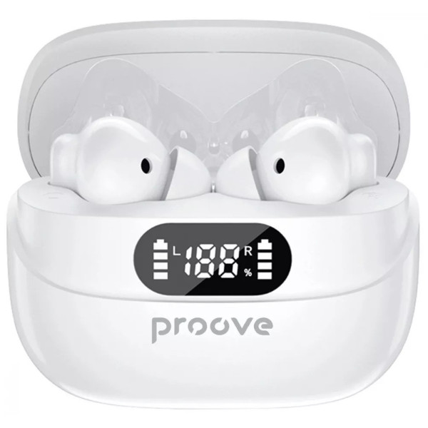 Bluetooth-гарнитура Proove Digital Pro TWS with ANC APP White (TWAP54002202)