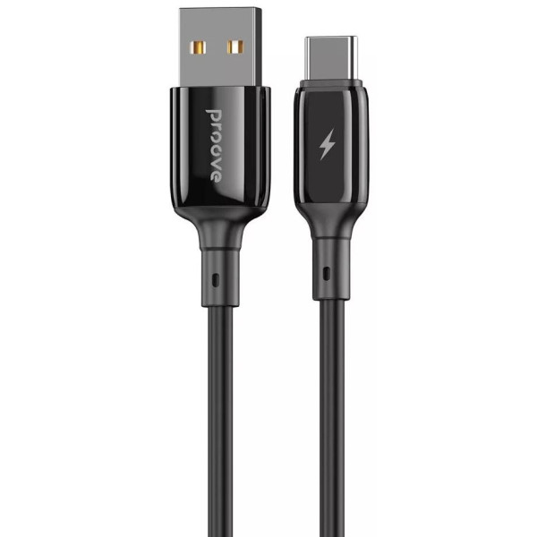 Кабель Proove Flex Metal USB to Type-C 2.4A 1m Black (CCFM20001201)