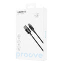 Кабель Proove Flex Metal USB to Type-C 2.4A 1m Black (CCFM20001201)