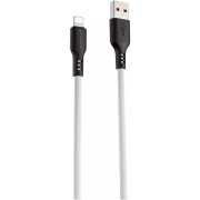 Кабель Proove Rebirth USB to Lightning 2.4A 1m Black-White (CCRE60001102)