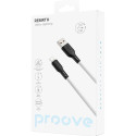 Кабель Proove Rebirth USB to Lightning 2.4A 1m Black-White (CCRE60001102)