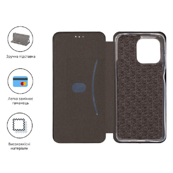 Чехол-книжка ArmorStandart G-Case для Motorola G05/E15 Black (ARM82969)