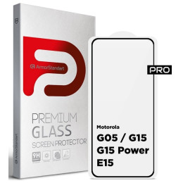 Захисне скло ArmorStandart Pro для Motorola G05/G15/G15 Power/E15 Black (ARM83294)