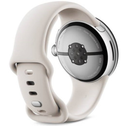 Смарт-годинник Google Pixel Watch 3 45 mm Wi-Fi Polished Silver Aluminum Case/Porcelain Active Band 2