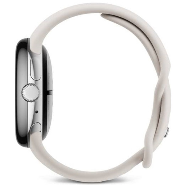 Смарт-часы Google Pixel Watch 3 45 mm Wi-Fi Polished Silver Aluminum Case/Porcelain Active Band