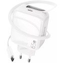 Мережевий зарядний пристрій Proove Fixtape GaN Type-C 65W White (WCFP65010202)