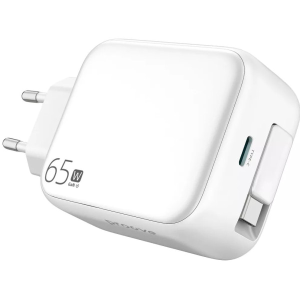 Мережевий зарядний пристрій Proove Fixtape GaN Type-C 65W White (WCFP65010202)