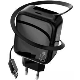 Сетевое зарядное устройство Proove Fixtape GaN Type-C 65W Black (WCFP65010201)