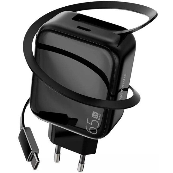 Мережевий зарядний пристрій Proove Fixtape GaN Type-C 65W Black (WCFP65010201)