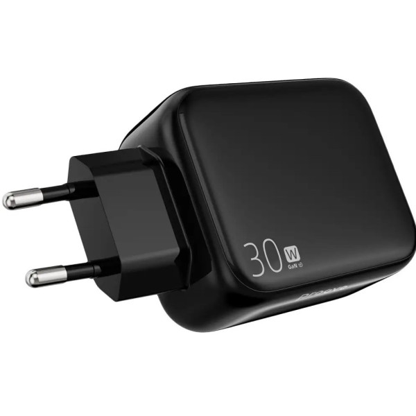 Мережевий зарядний пристрій Proove Fixtape GaN Type-C 30W Black (WCFP30010201)