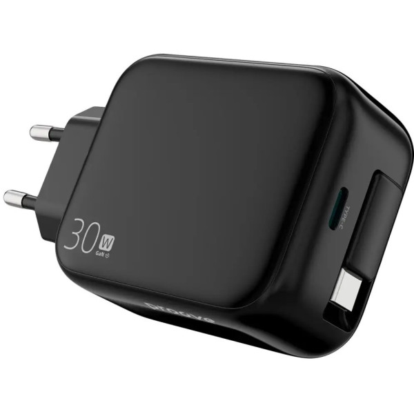 Мережевий зарядний пристрій Proove Fixtape GaN Type-C 30W Black (WCFP30010201)