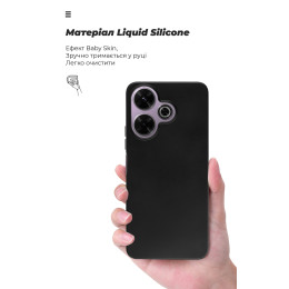 Чехол ArmorStandart ICON для Xiaomi Redmi 13 4G / Poco M6 4G Black (ARM78262)