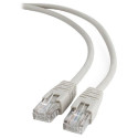 Патч-корд Cablexpert UTP літий 50u штекер із засувкою 0.25 м Сірий (PP12-0.25M)