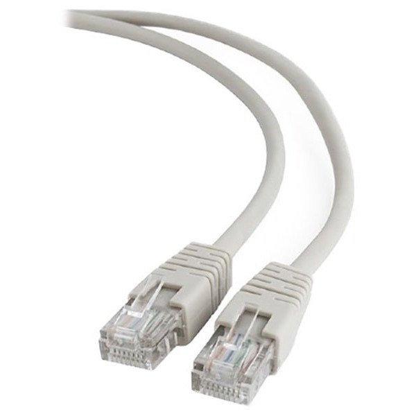 Патч-корд Cablexpert UTP литий 50u штекер с защелкой 0.25 м Серый (PP12-0.25M)
