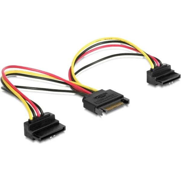 Кабель живлення Cablexpert 2xSATA - SATA 0.15 m (CC-SATAM2F-02)