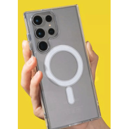 Чехол WAVE Clear (PC+TPU) with Magnetic Ring для Samsung A36 5G A366/A56 5G A556 Прозрачный