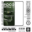 Защитное стекло ArmorStandart Icon для Xiaomi Poco M7 Pro 5G Black (ARM83139)