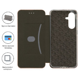 Чохол-книжка ArmorStandart G-Case для Samsung A56 5G Rose Gold (ARM83060)