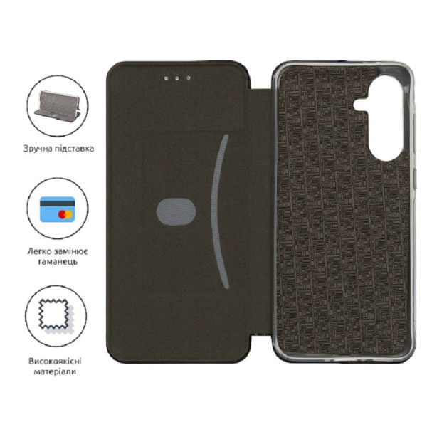 Чохол-книжка ArmorStandart G-Case для Samsung A56 5G Black (ARM83058)