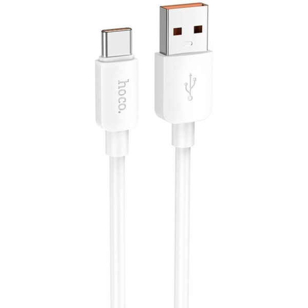 Кабель Hoco X96 Hyper 27W USB to Type-C 0.25m (L-0.25M) White