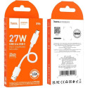 Кабель Hoco X96 Hyper 27W USB to Type-C 0.25m (L-0.25M) White