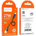 Кабель Hoco X96 Hyper 27W USB to Type-C 0.25m (L-0.25M) Black