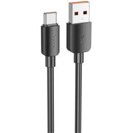 Кабель Hoco X96 Hyper 100W USB to Type-C 0.25m (L-0.25M) Black
