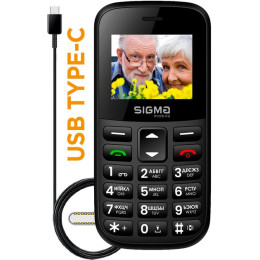 Телефон Sigma Mobile Comfort 50 Easy Black 2