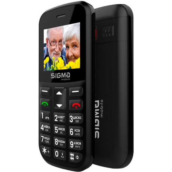 Телефон Sigma Mobile Comfort 50 Easy Black