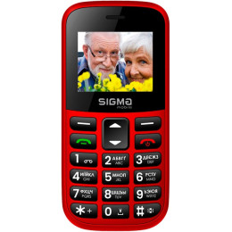 Телефон Sigma Mobile Comfort 50 Easy Red