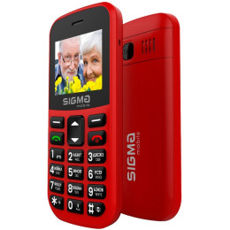 Телефон Sigma Mobile Comfort 50 Easy Red