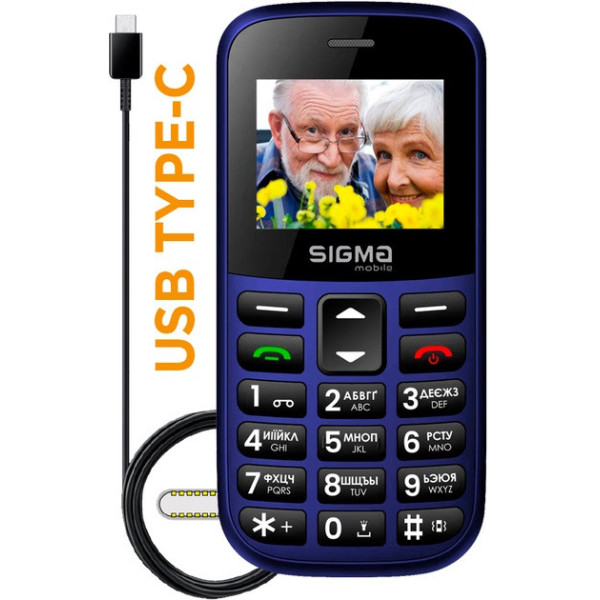 Телефон Sigma Mobile Comfort 50 Easy Blue