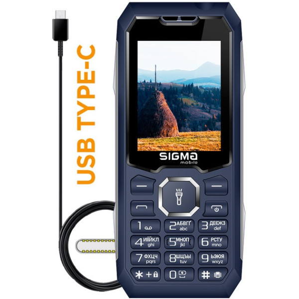 Телефон Sigma mobile X-Style 341 Bro Blue