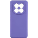 Чохол Silicone Case Full Camera для Xiaomi Redmi Note 14 Pro 5G/Poco X7 Purple