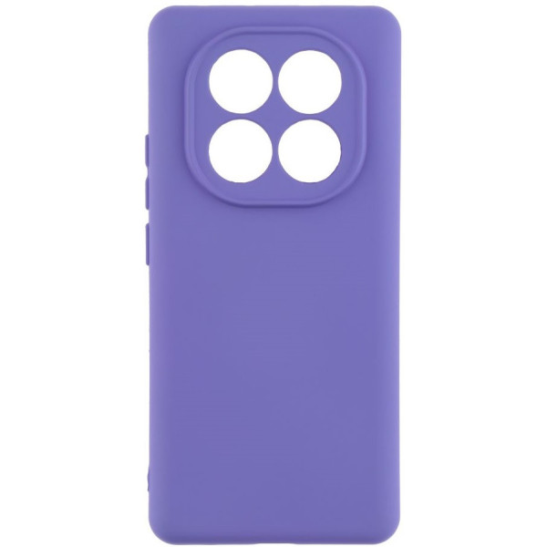 Чохол Silicone Case Full Camera для Xiaomi Redmi Note 14 Pro 5G/Poco X7 Purple