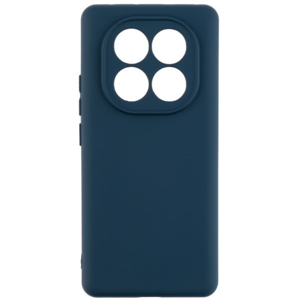 Чехол Silicone Case Full Camera для Xiaomi Redmi Note 14 Pro 5G/Poco X7 Dark Blue