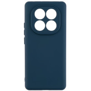 Чехол Silicone Case Full Camera для Xiaomi Redmi Note 14 Pro 5G/Poco X7 Dark Blue