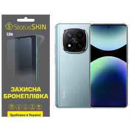 Полиуретановая пленка StatusSKIN Lite для Xiaomi Redmi Note 14 Pro+ 5G  Глянцевая