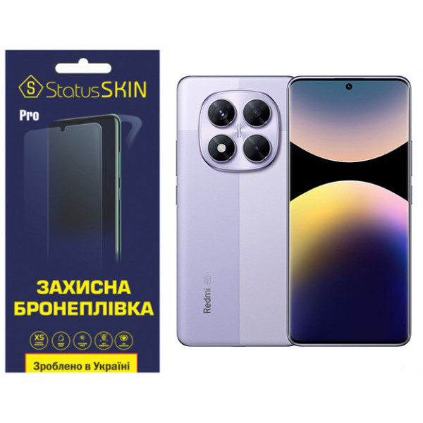 Полиуретановая пленка StatusSKIN Pro для Xiaomi Redmi Note 14 Pro 5G Глянцевая